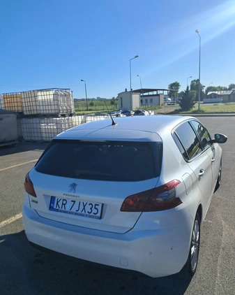 Peugeot 308 cena 69999 przebieg: 42300, rok produkcji 2019 z Kraków małe 137